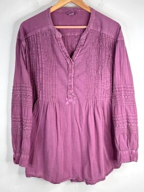 Sundance 100% Cotton Henley Tunic